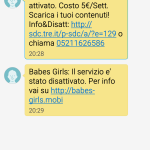 Babes Girls, h3g three Italy unrequested subscription, 14/08/2014
